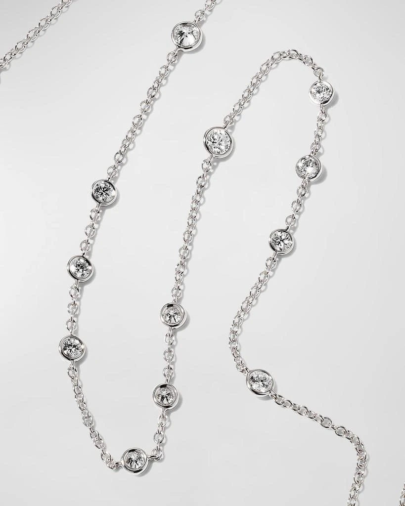 Memoire 18k White Gold Dazzle By-the-Yard Diamond Necklace, 18"L, 0.76tcw 3