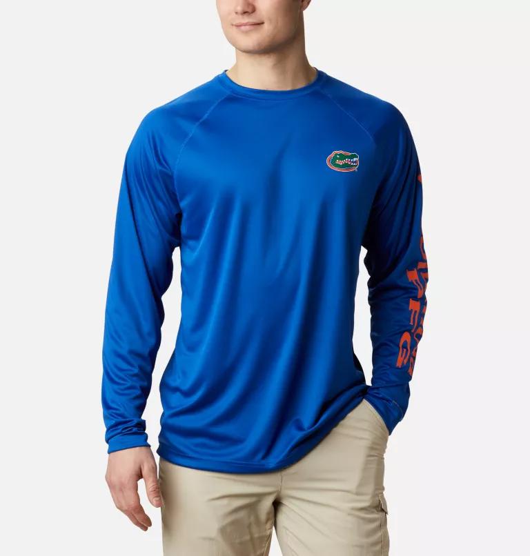 Columbia Columbia Men's Collegiate PFG Terminal Tackle  Long Sleeve Shirt - Florida-