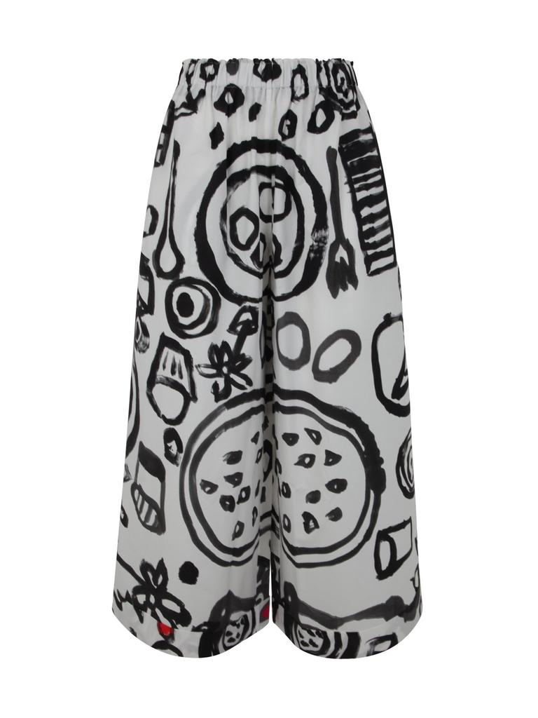 Daniela Gregis Daniela Gregis Graphic Wide Leg Pants
