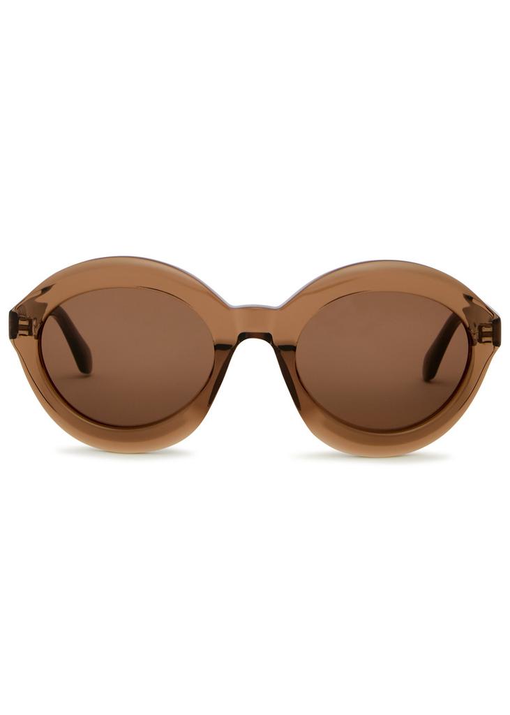 Alaïa Oval-frame sunglasses