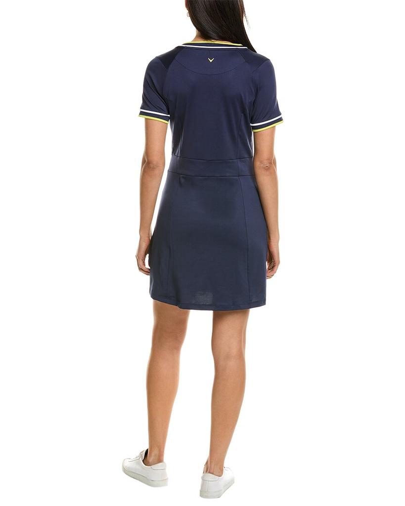 Callaway Callaway V-Neck Colorblocked Mini Dress