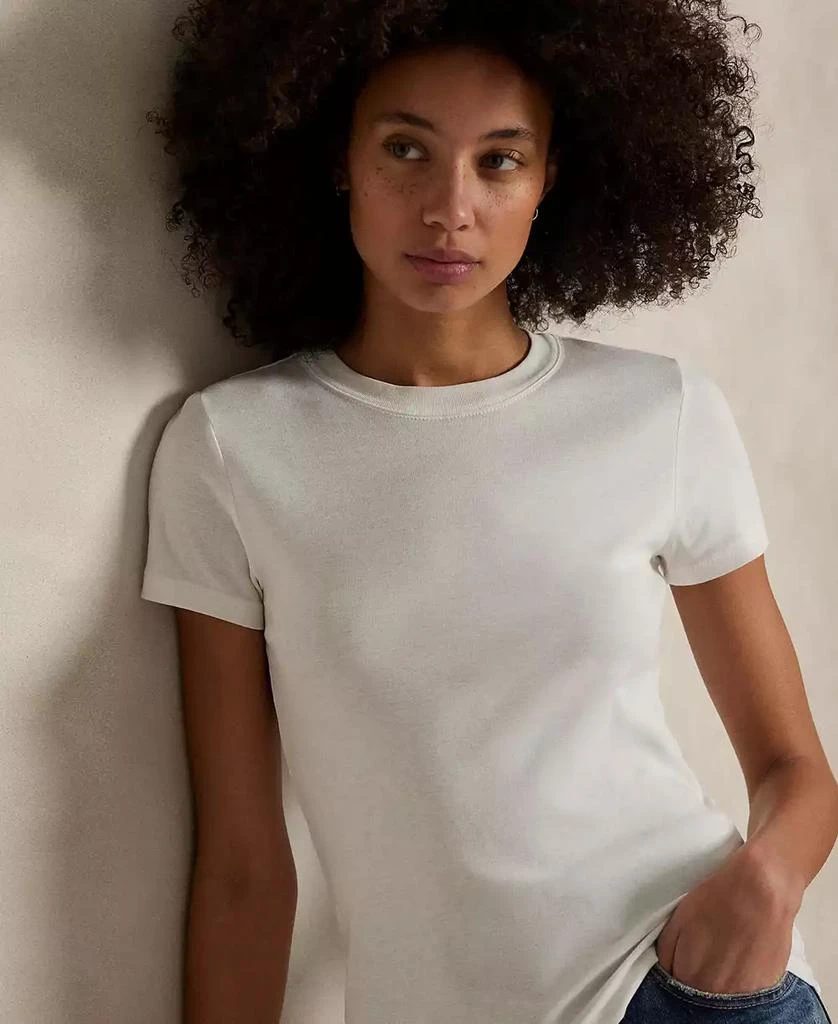 Ralph Lauren Women's Ribbed Cotton Tee 3