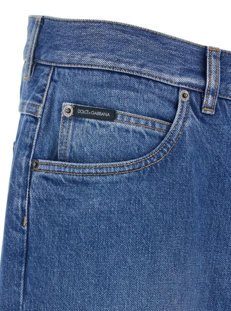 Dolce 
Gabbana Dolce 
Gabbana Logo Embroidered Slim-Fit Jeans 3