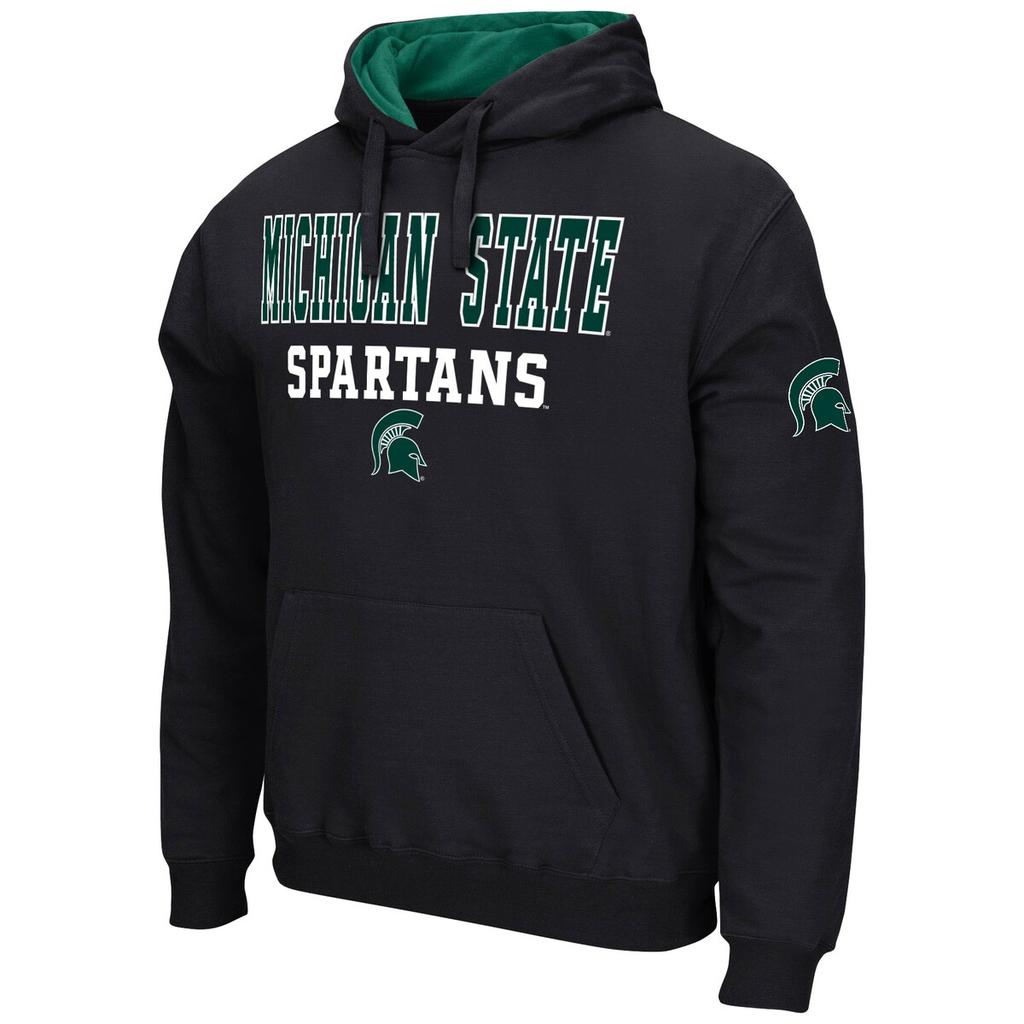 Colosseum Colosseum Michigan State Sunrise Pullover Hoodie - Men's