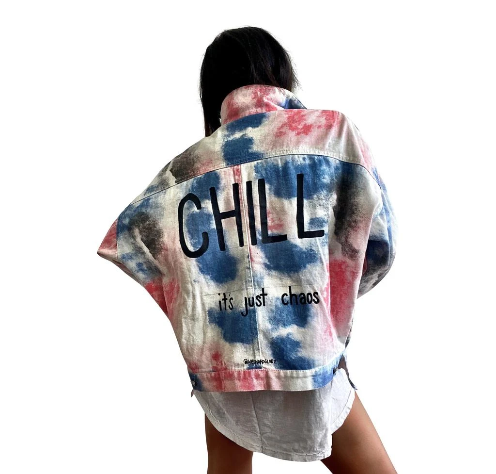 Wren + Glory 'CHAOS AND CHILL' DENIM JACKET 6