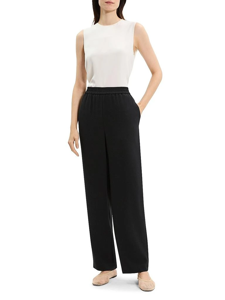 Theory Relaxed Straight Pull-On Pants 2