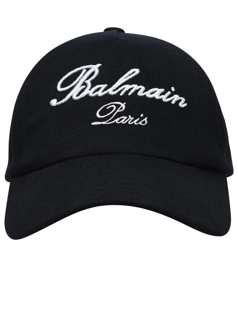 Balmain Balmain Logo Signature Baseball Cap 1