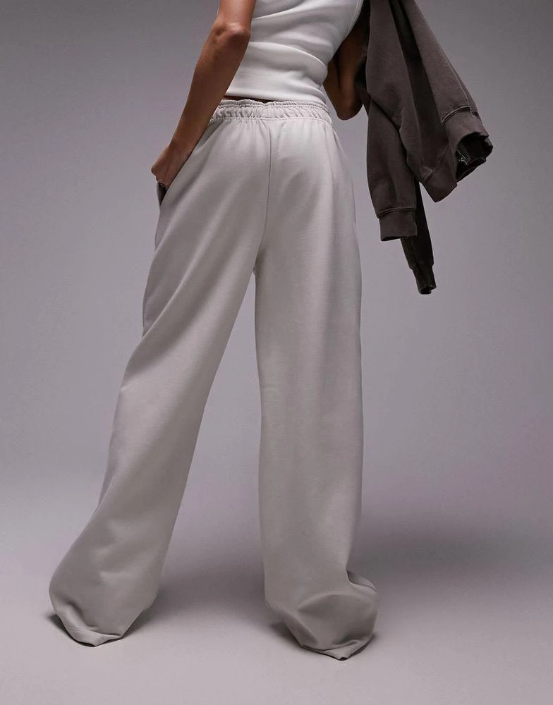 Topshop Topshop straight leg jogger in ecru 3