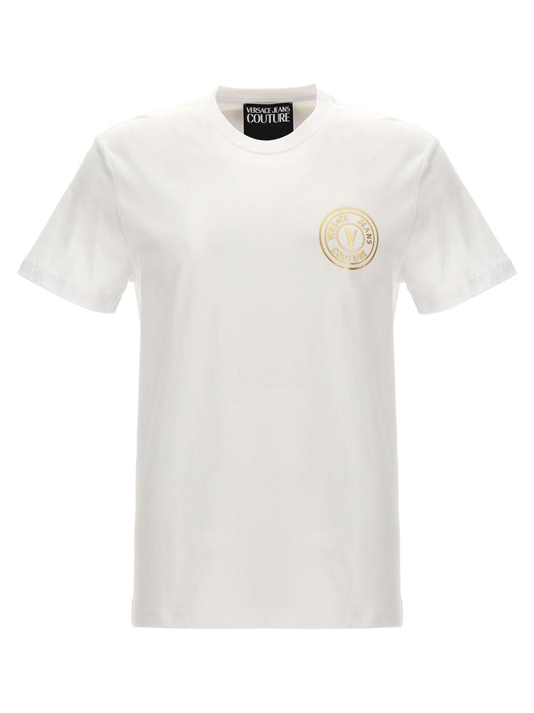 Versace Versace Jeans Couture Logo-Printed Crewneck T-Shirt