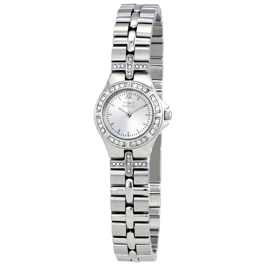 Invicta Wildflower Silver Dial Stainless Steel Ladies Watch 0132 1