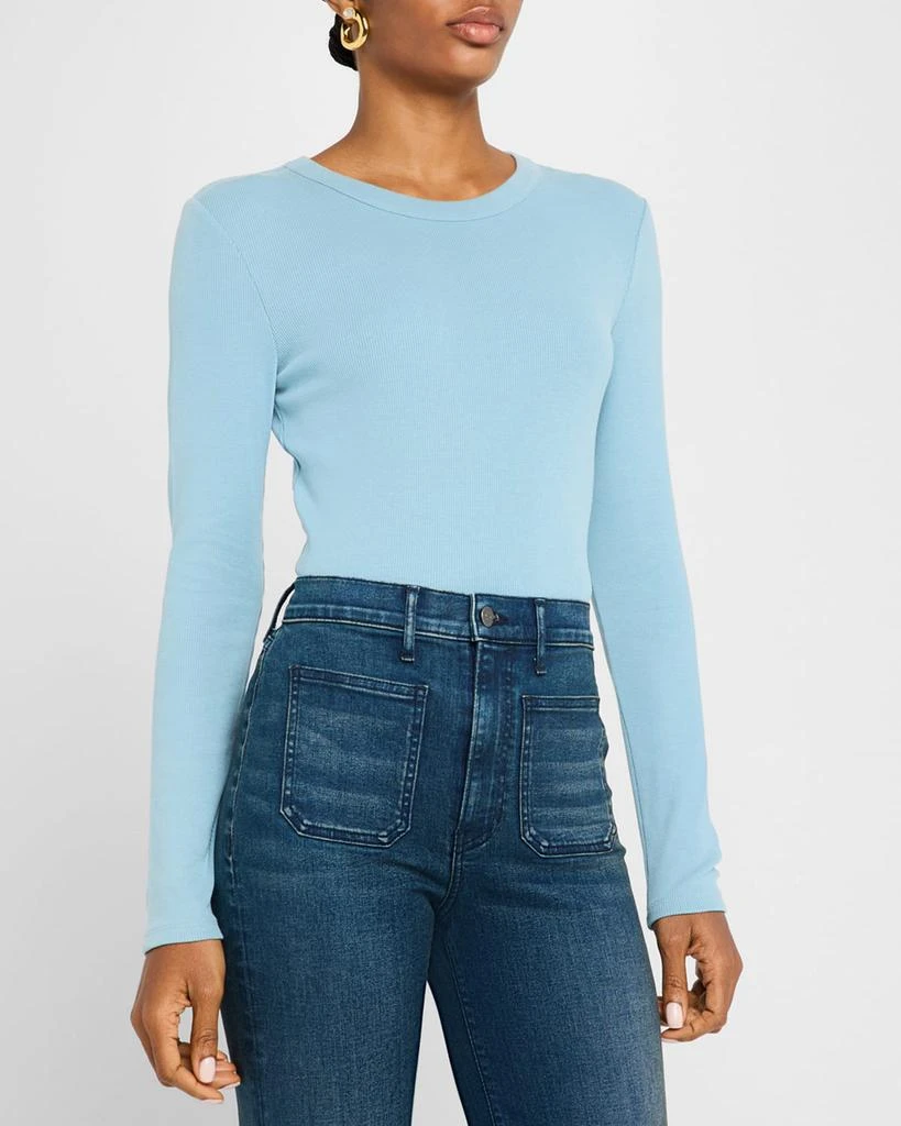 VERONICA BEARD Pruitt Long-Sleeve Tee 4