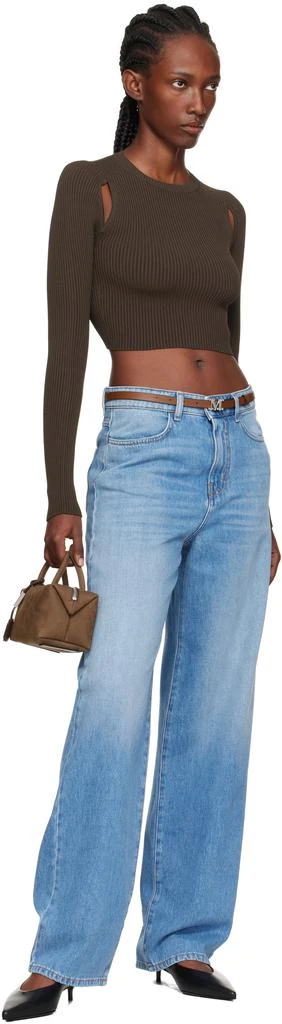 Max Mara Brown Holdalls Suede Bag 4