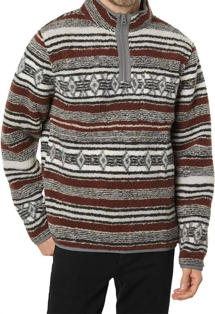 Lucky Brand Southwestern Sherpa Utility Jacket In Multi 1