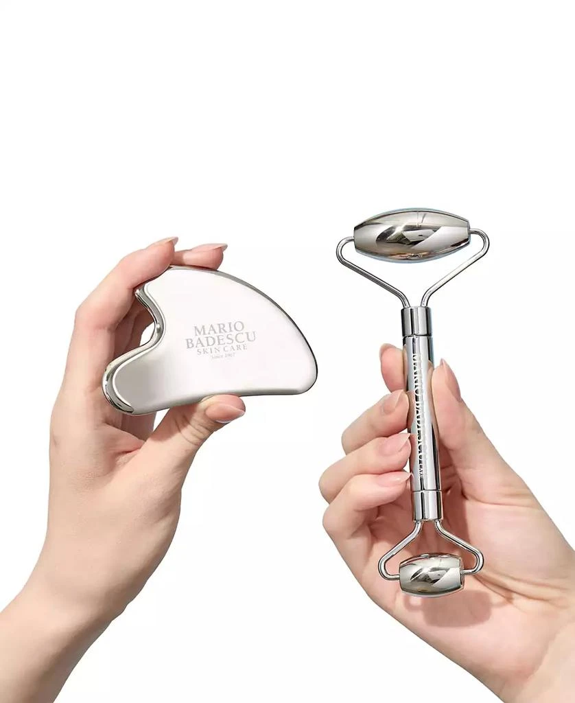 Mario Badescu 2-Pc. Stainless Steel Facial Roller & Gua Sha Set 3