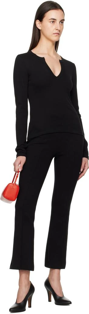 FLORE FLORE Black Iman Long Sleeve T-shirt 4