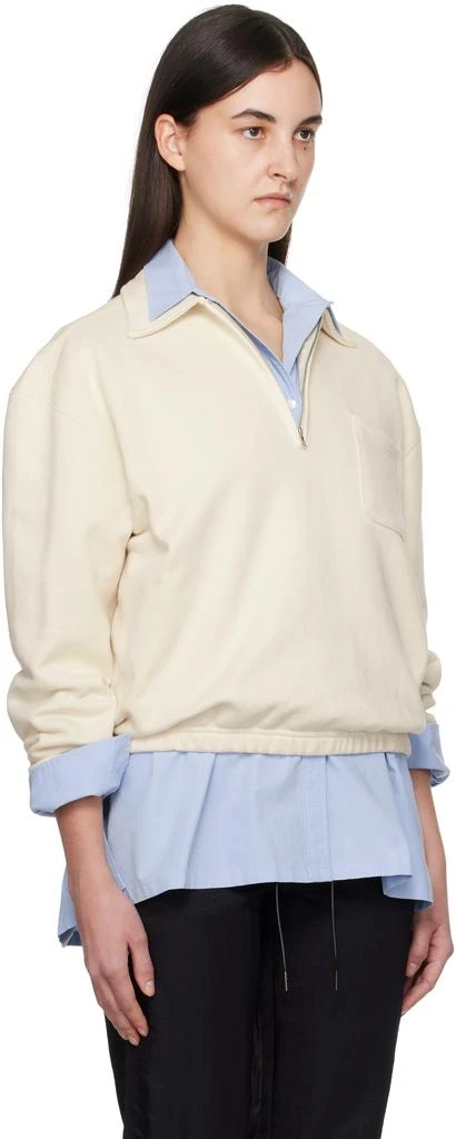 Nothing Written Off-White Pond Quarter Zip Sweatshirt 2