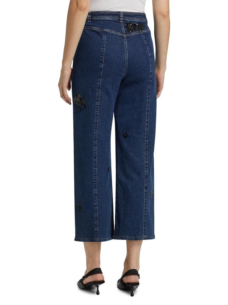 Cinq à Sept Andy Embellished Crop Jeans 2