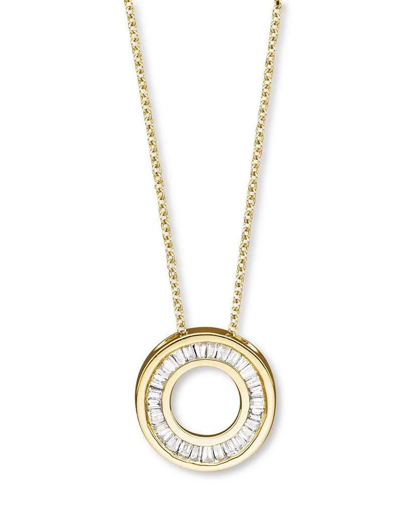 Bloomingdale's Diamond Circle Pendant Necklace in 14K Yellow Gold, 0.20 ct. t.w. 1