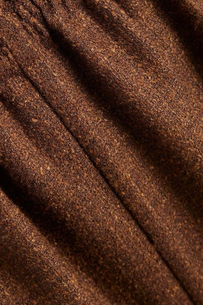 Eskandar Alpaca-blend tweed wide-leg pants 4
