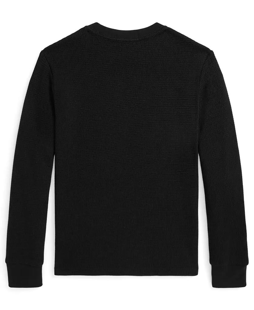 Ralph Lauren Boys 8-20 Waffle-Knit Cotton Long-Sleeve T-Shirt