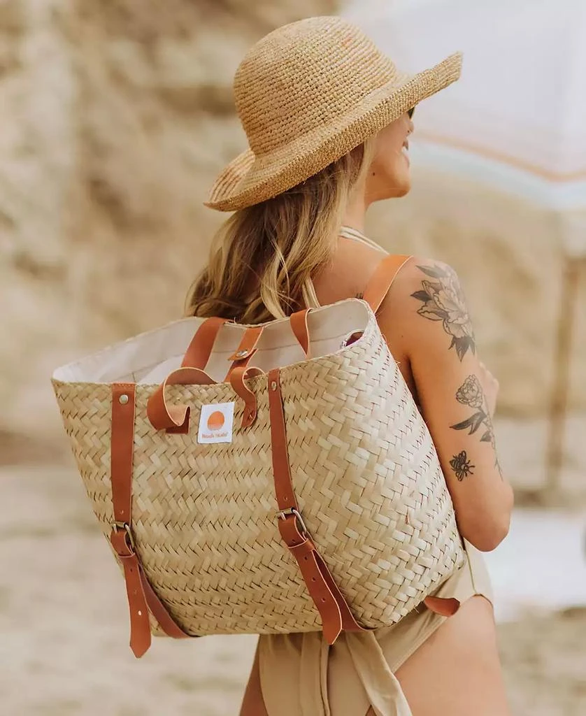 Beach State Hermosa Woven Beach Cooler Tote Bag 2