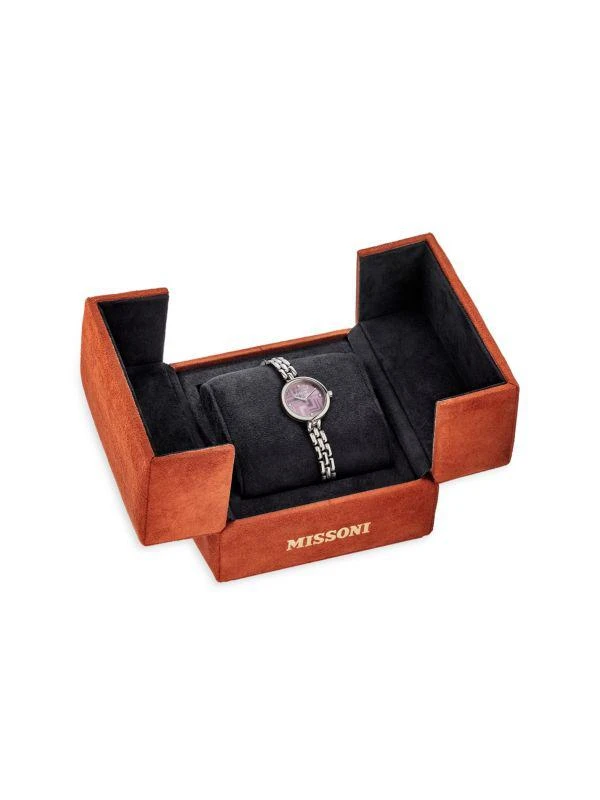 Missoni Petite 25MM Stainless Steel Bracelet Watch 4