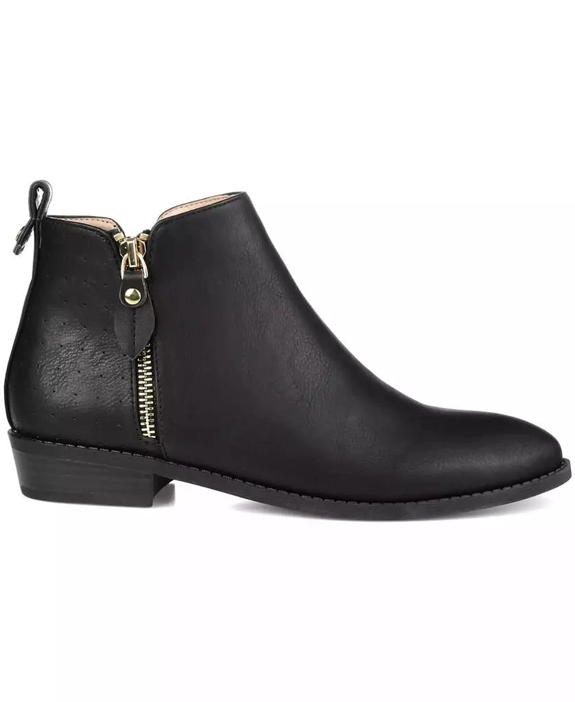 Journee Collection Women's Ellis Side Zip Ankle Booties 7