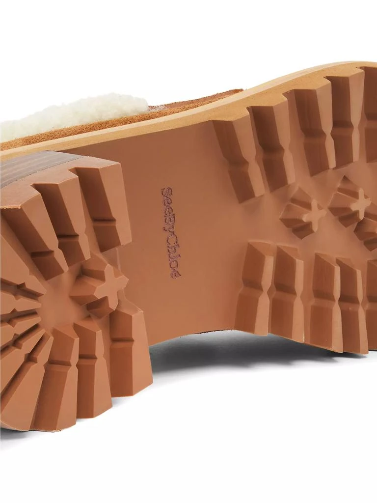 See by Chloé Juliet Leather & Shearling Loafers 6