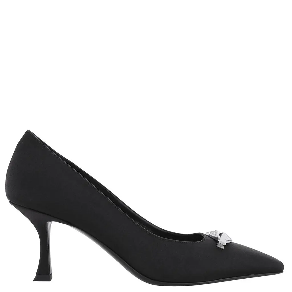 Jimmy Choo Ryker Embellished Satin Pumps