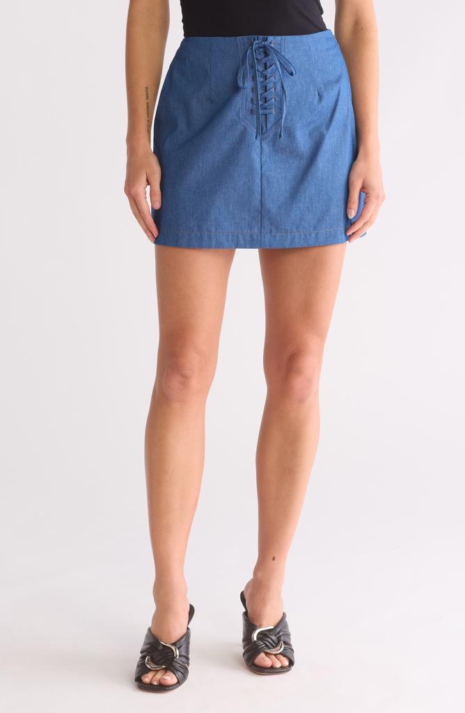 19 Cooper Chambray Miniskirt