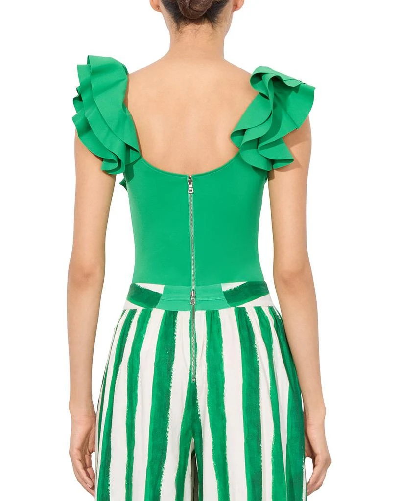 Alice + Olivia Tawny Ruffle Sleeve Bodysuit 3