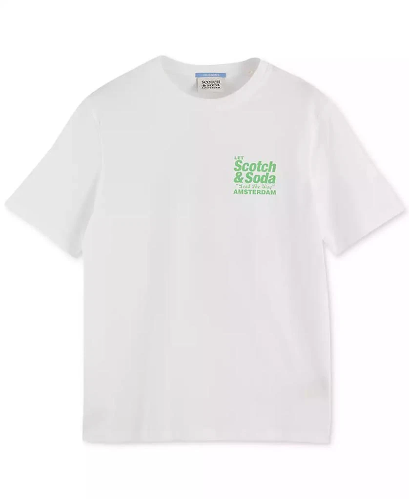 Scotch & Soda Men's Short Sleeve Logo Graphic Crewneck T-Shirt 5