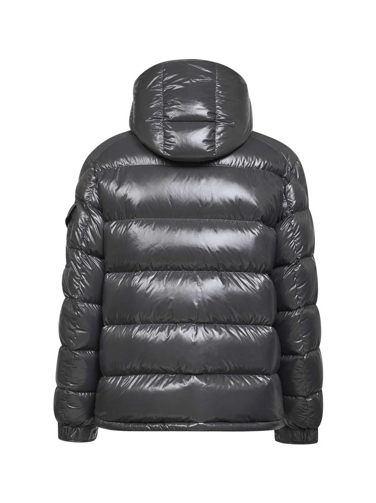 Moncler MONCLER | Grey Moncler Maya short hooded down jacket | Man | 1 2