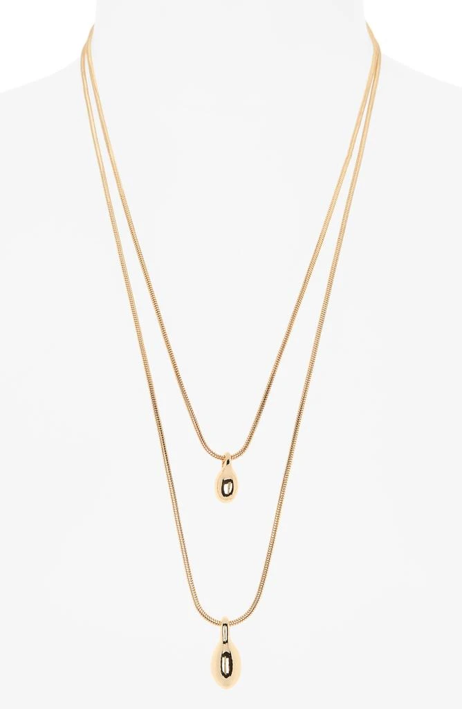 Nordstrom Teardrop Layered Necklace 2
