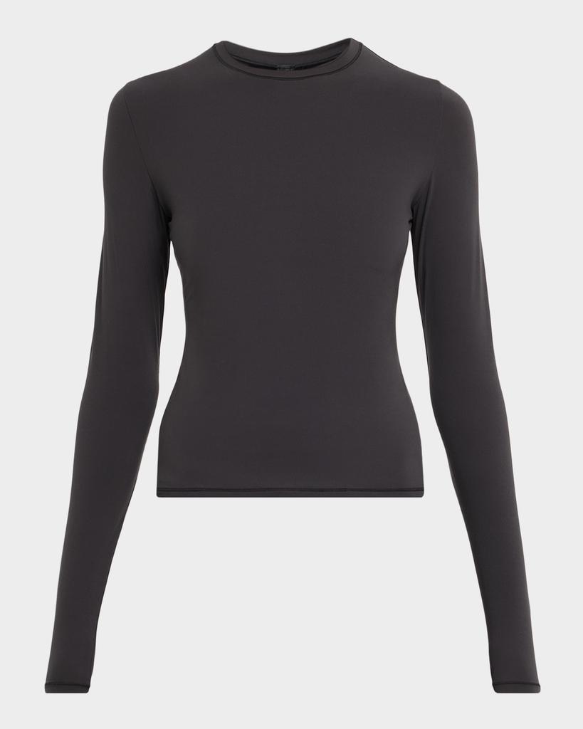 SKIMS Fits Everybody Crewneck Long-Sleeve T-Shirt