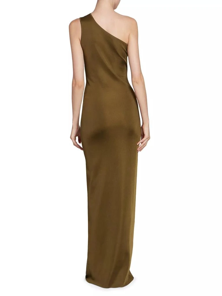 Yves Saint Laurent One-Shoulder Dress in Silk 6