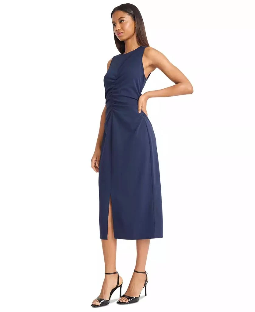 Donna Morgan Women's V-Neck Sleeveless Midi Crepe Dress 2