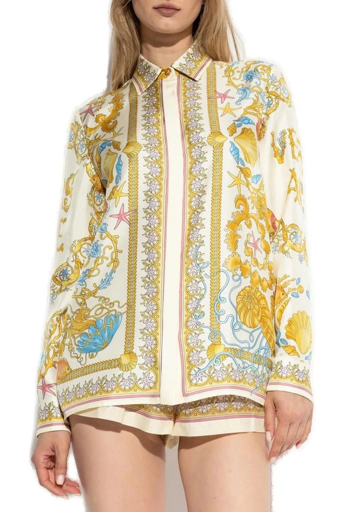 Versace Versace Barocco Printed Long-Sleeved Shirt 2