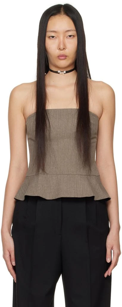 Beaufille Brown Francis Tank Top 1