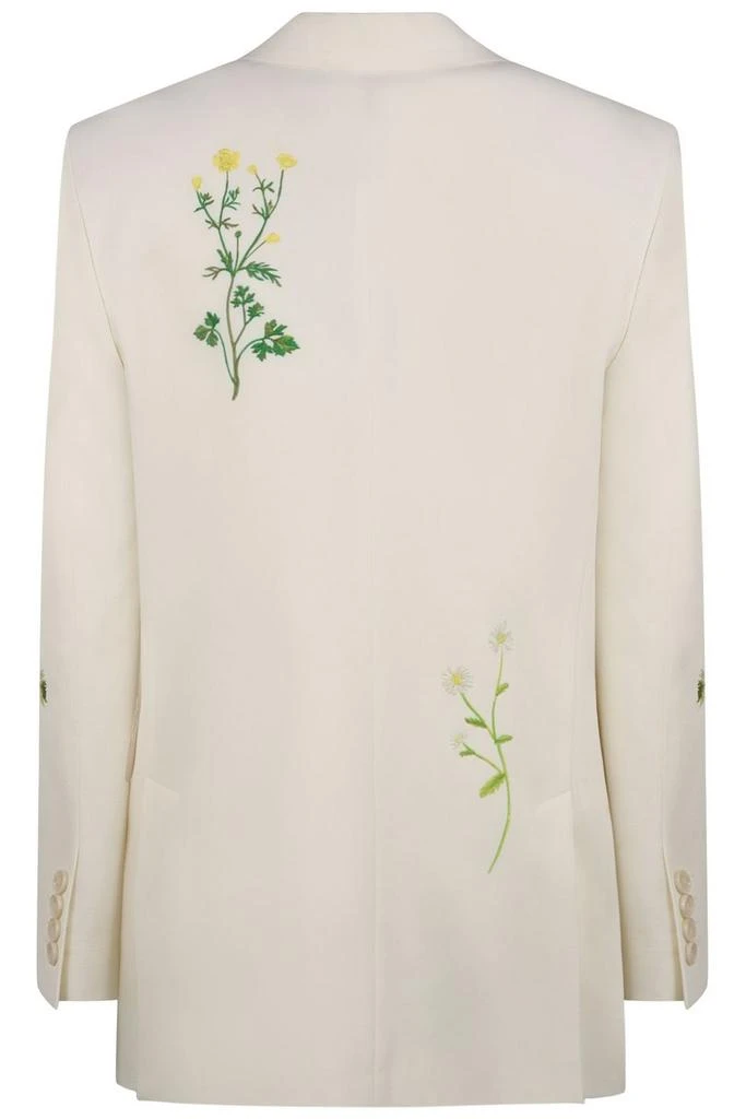 Stella McCartney Stella McCartney Floral Embroidered Double-Breasted Blazer 2