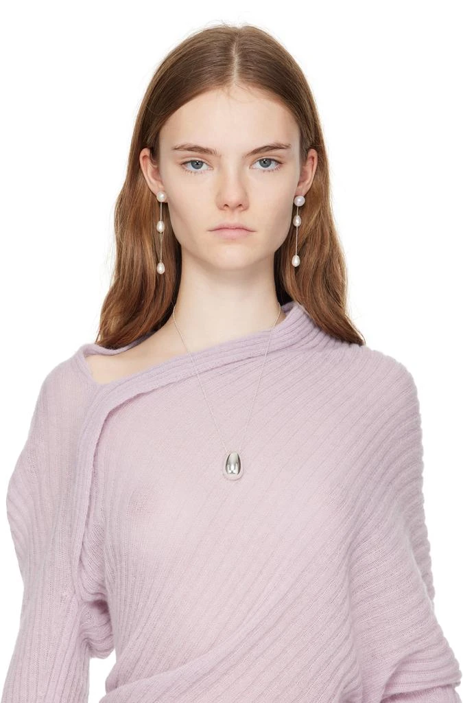 Sophie Buhai Silver Small Pearl Drop Earrings 3