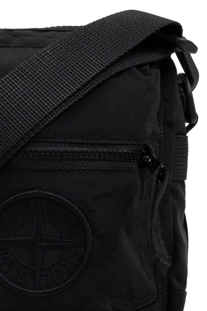 Stone Island Stone Island Compass Embroidered Small Shoulder Bag 5