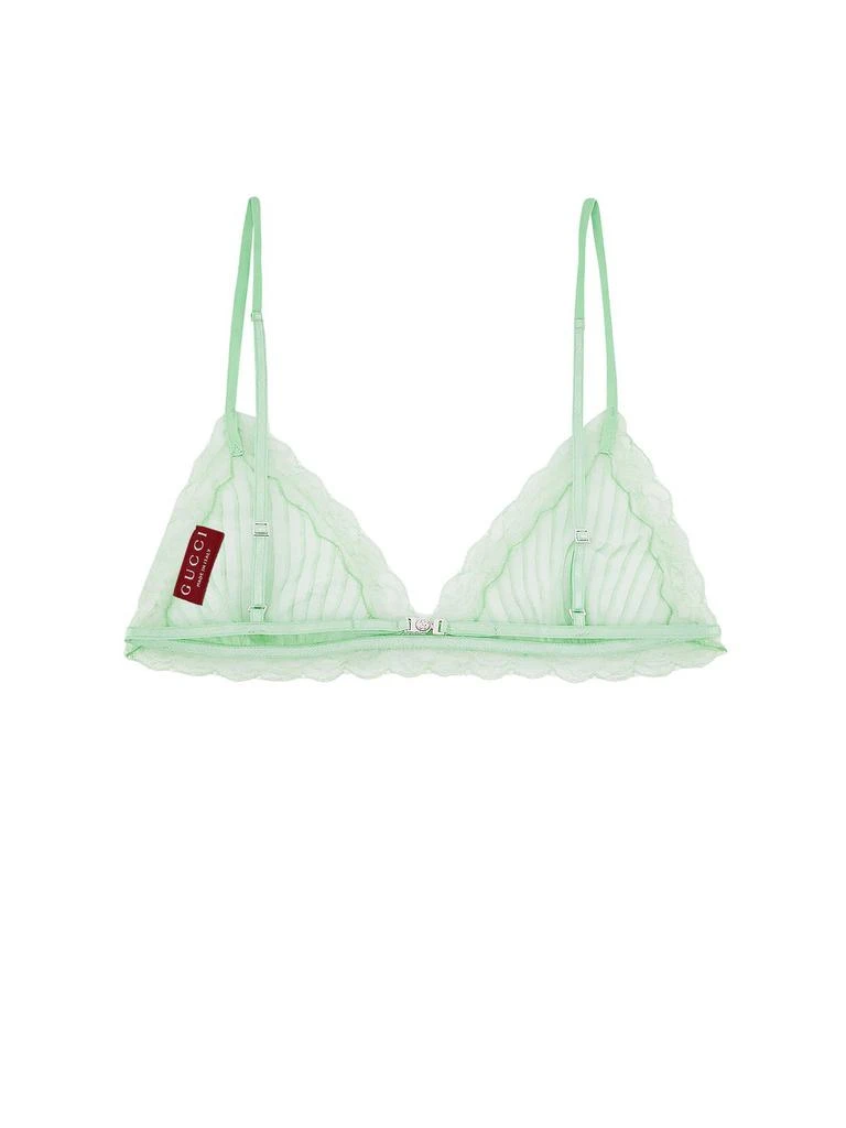 Gucci Gucci Lace Detailed Triangle Bralette 2