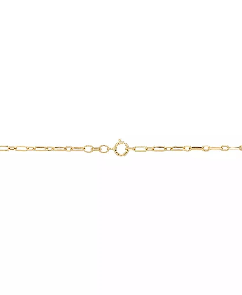 Macy's Children's Paperclip Link 13" Chain Necklace in 14k Gold 2