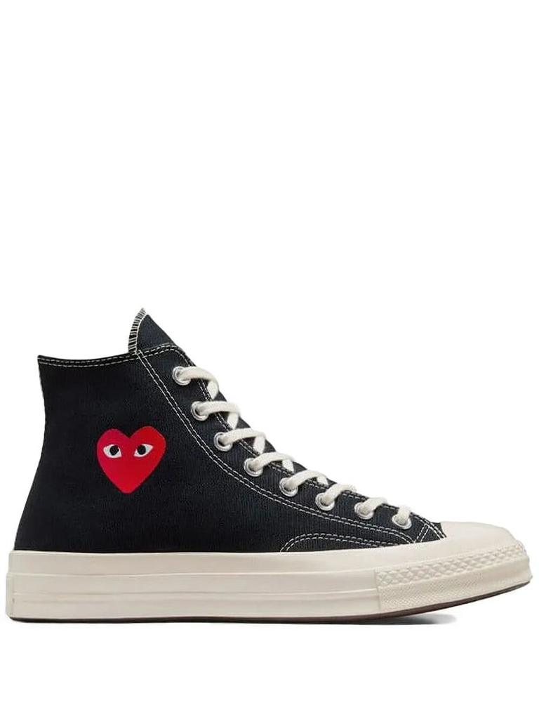 Comme des Garcons Comme Des Garçons Play "Chuck Taylor 70 Small Red Heart High Top" Sneakers. Shoes