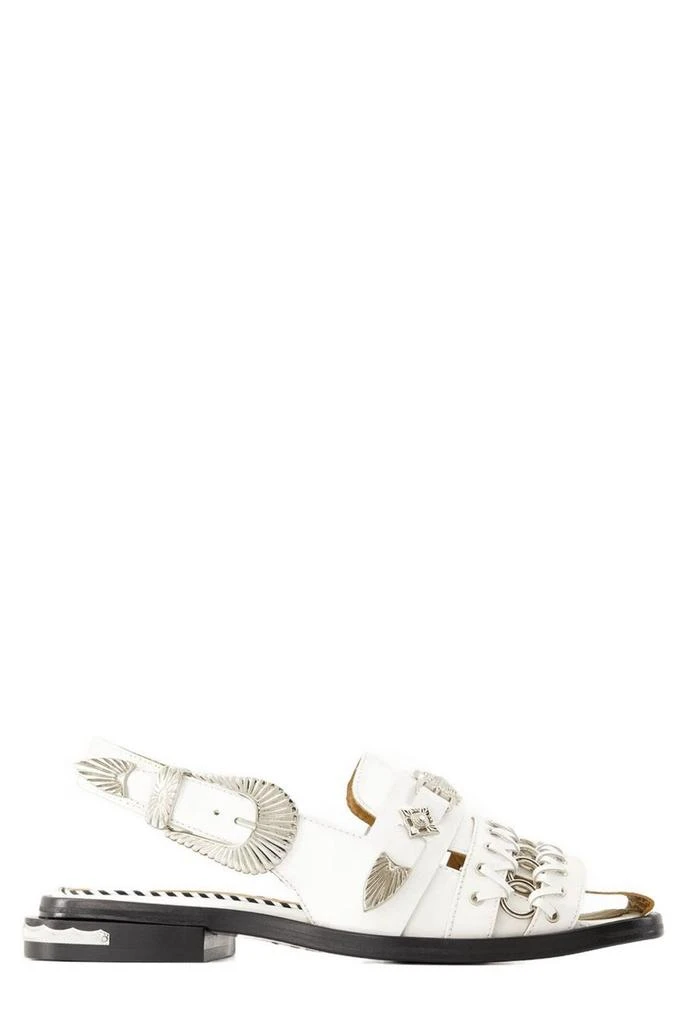 Toga Pulla Toga Pulla Buckled Slingback Sandals 1