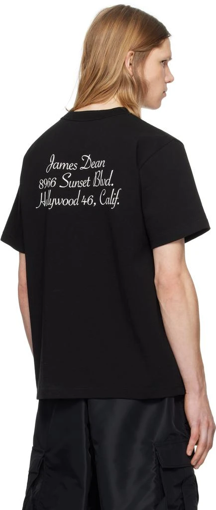 Sacai Black James Dean T-shirt 3