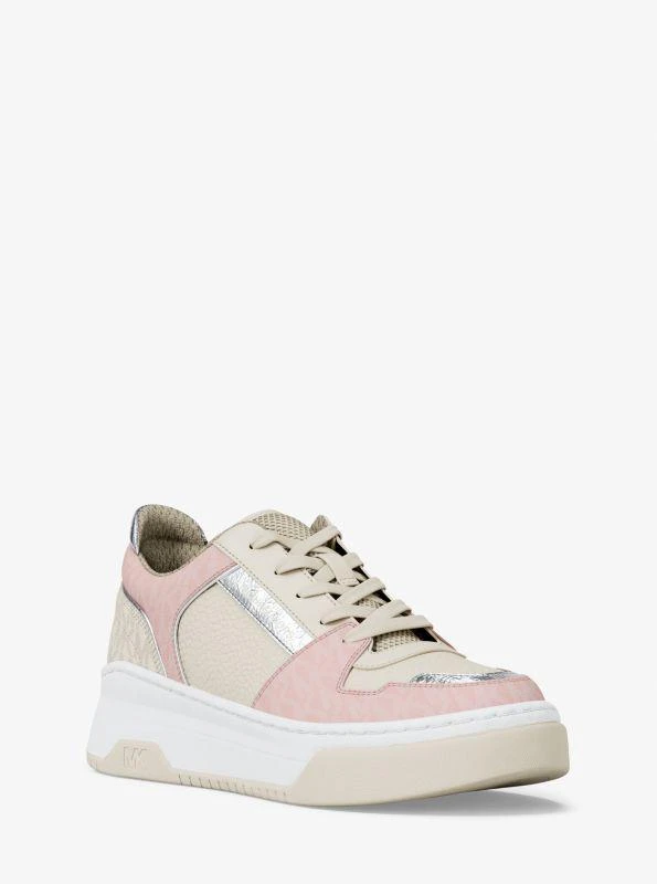 Michael Kors Lexi Mixed-Media Sneaker 1