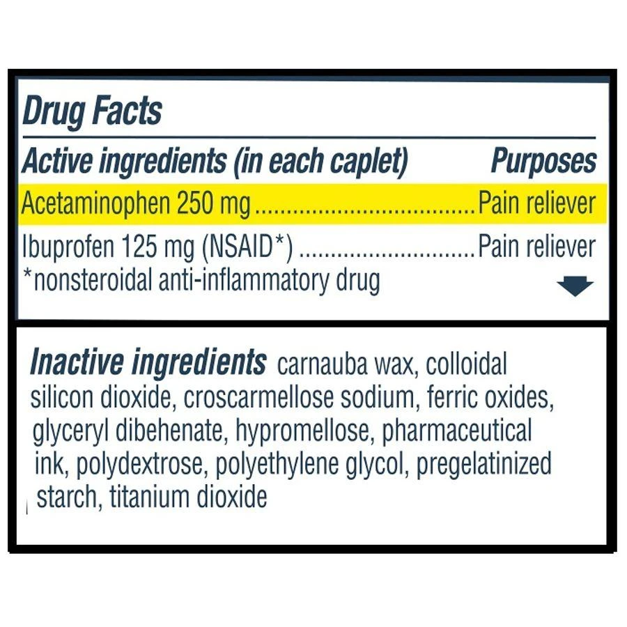 Advil Dual Action Coated Caplets with Acetaminophen 3