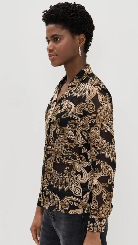 Alice + Olivia Eloise Button Down Blouse 3